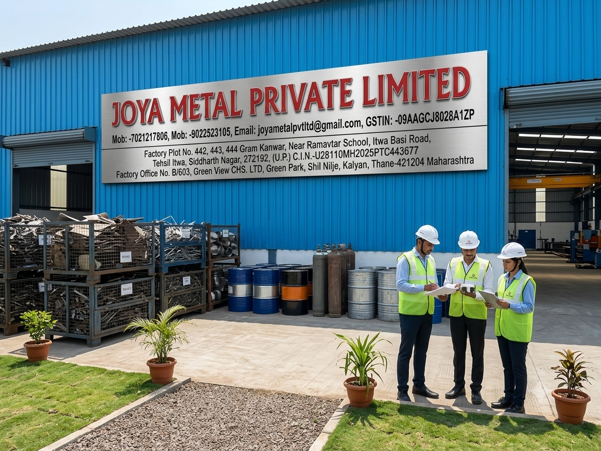 Industrial crane lifting scrap metal